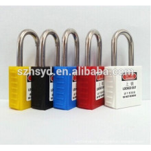 CE certification 304 stainless steel shackle safety padlock